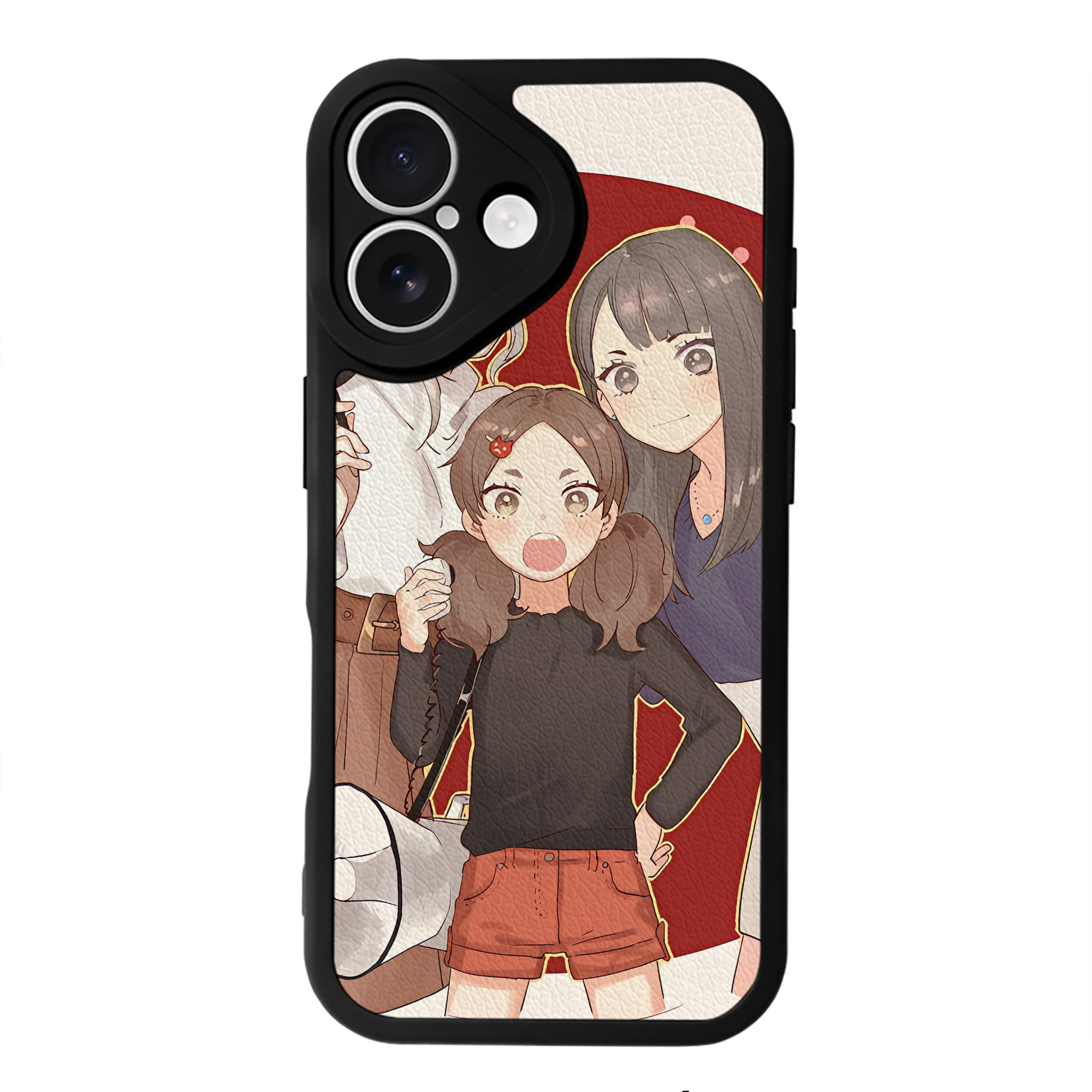 （画像用） ハイキュー!! Haikyu!! 【iPhone 16シリーズ対応】シリコンスマホケース（レザー調） 材質：シリコン